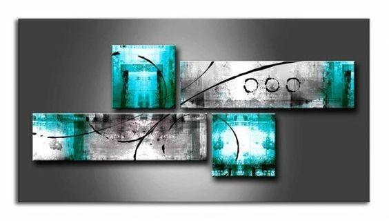 Extra Large Painting, Bedroom Wall Art, Abstract Art Set, 4 Piece Abstract Painting, Modern Art, Contemporary Art-HomePaintingDecor
