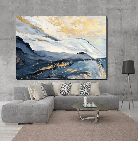 Contemporary Acrylic Art, Buy Large Paintings Online, Simple Modern Art, Large Wall Art Ideas, Large Painting for Dining Room-HomePaintingDecor