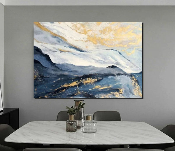 Contemporary Acrylic Art, Buy Large Paintings Online, Simple Modern Art, Large Wall Art Ideas, Large Painting for Dining Room-HomePaintingDecor
