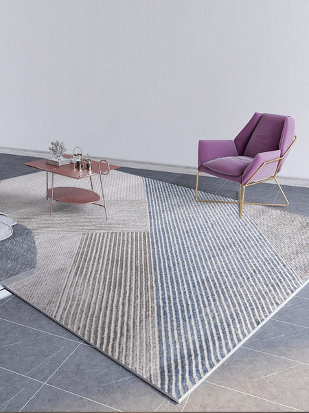 Abstract Modern Area Rugs for Dining Room, Bedroom Modern Area Rugs, Large Contemporary Floor Rugs for Living Room, Office Modern Floor Carpets-HomePaintingDecor