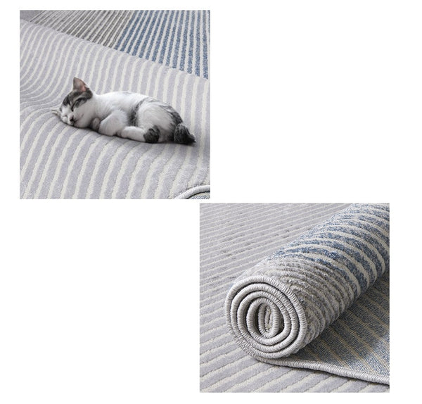 Abstract Modern Area Rugs for Dining Room, Bedroom Modern Area Rugs, Large Contemporary Floor Rugs for Living Room, Office Modern Floor Carpets-HomePaintingDecor