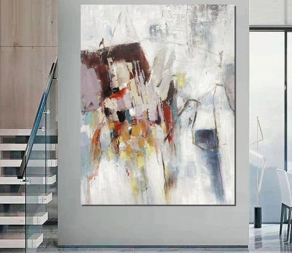 Canvas Painting for Living Room, Simple Modern Art, Extra Large Wall Art Painting, Modern Contemporary Abstract Artwork, Large Paintings for Sale-HomePaintingDecor