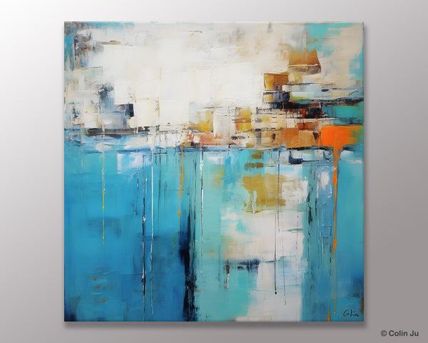 Abstract Painting on Canvas, Original Abstract Wall Art for Sale, Contemporary Acrylic Paintings, Extra Large Canvas Painting for Bedroom-HomePaintingDecor