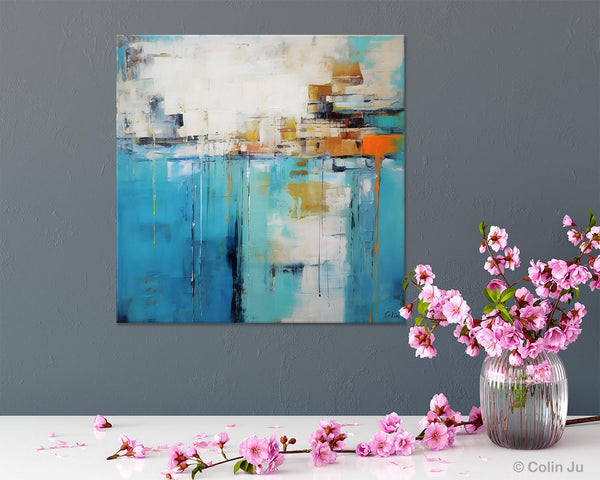 Abstract Painting on Canvas, Original Abstract Wall Art for Sale, Contemporary Acrylic Paintings, Extra Large Canvas Painting for Bedroom-HomePaintingDecor