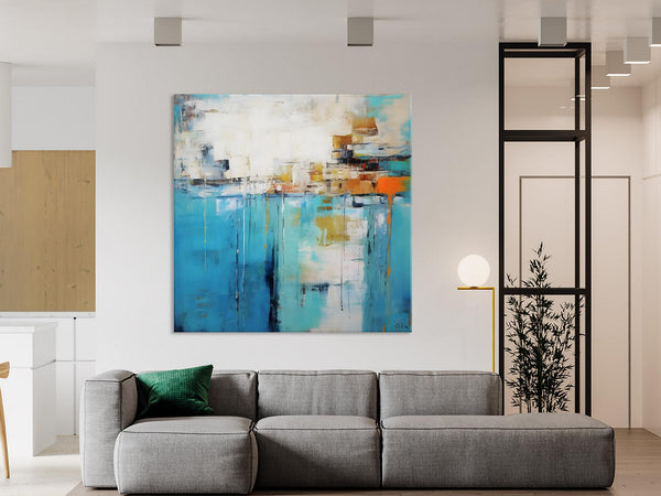 Abstract Painting on Canvas, Original Abstract Wall Art for Sale, Contemporary Acrylic Paintings, Extra Large Canvas Painting for Bedroom-HomePaintingDecor