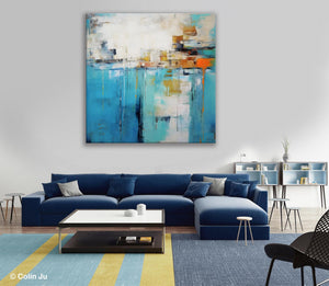 Abstract Painting on Canvas, Original Abstract Wall Art for Sale, Contemporary Acrylic Paintings, Extra Large Canvas Painting for Bedroom-HomePaintingDecor