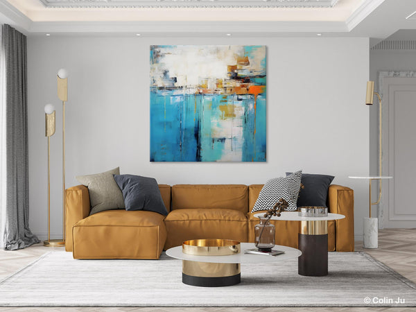 Abstract Painting on Canvas, Original Abstract Wall Art for Sale, Contemporary Acrylic Paintings, Extra Large Canvas Painting for Bedroom-HomePaintingDecor