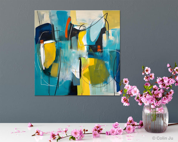 Acrylic Painting for Living Room, Contemporary Abstract Artwork, Extra Large Wall Art Paintings, Original Modern Artwork on Canvas-HomePaintingDecor