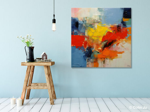 Abstract Canvas Art for Living Room, Extra Large Abstract Paintings for Dining Room, Original Modern Acrylic Art, Modern Canvas Paintings-HomePaintingDecor