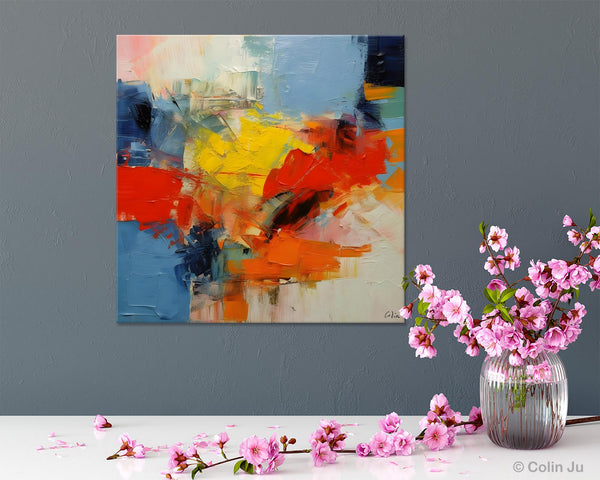 Abstract Canvas Art for Living Room, Extra Large Abstract Paintings for Dining Room, Original Modern Acrylic Art, Modern Canvas Paintings-HomePaintingDecor