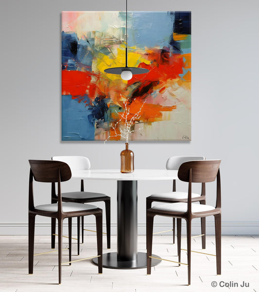 Abstract Canvas Art for Living Room, Extra Large Abstract Paintings for Dining Room, Original Modern Acrylic Art, Modern Canvas Paintings-HomePaintingDecor