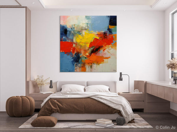 Abstract Canvas Art for Living Room, Extra Large Abstract Paintings for Dining Room, Original Modern Acrylic Art, Modern Canvas Paintings-HomePaintingDecor