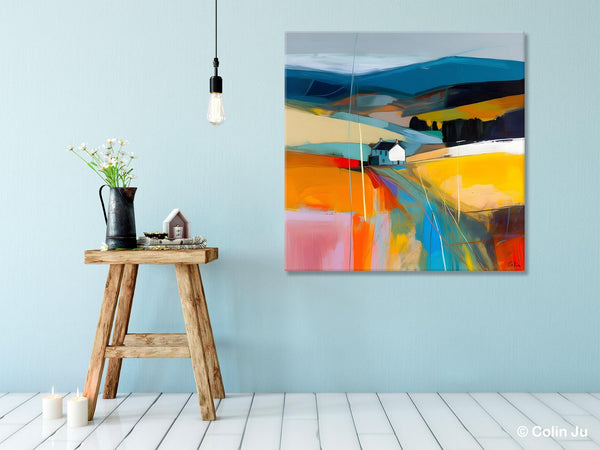 Contemporary Abstract Artwork, Acrylic Painting for Living Room, Oversized Wall Art Paintings, Original Modern Artwork on Canvas-HomePaintingDecor
