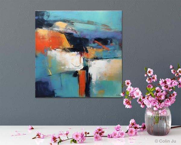 Modern Wall Art Paintings, Canvas Paintings for Bedroom, Buy Wall Art Online, Contemporary Acrylic Painting on Canvas, Large Original Art-HomePaintingDecor