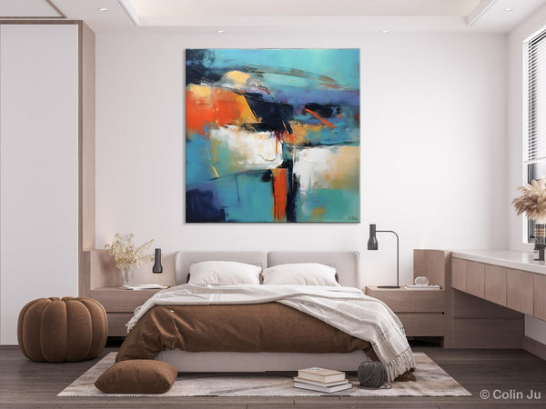 Modern Wall Art Paintings, Canvas Paintings for Bedroom, Buy Wall Art Online, Contemporary Acrylic Painting on Canvas, Large Original Art-HomePaintingDecor