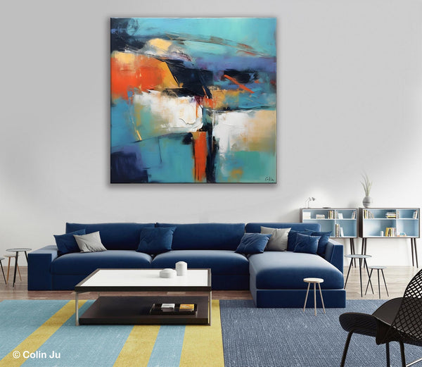 Modern Wall Art Paintings, Canvas Paintings for Bedroom, Buy Wall Art Online, Contemporary Acrylic Painting on Canvas, Large Original Art-HomePaintingDecor