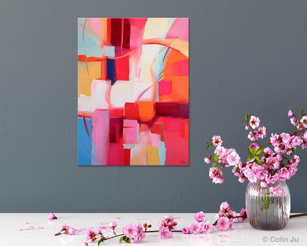 Hand Painted Wall Painting, Abstract Acrylic Painting for Bedroom, Original Modern Abstract Art, Extra Large Painting Ideas for Bedroom-HomePaintingDecor