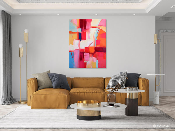 Hand Painted Wall Painting, Abstract Acrylic Painting for Bedroom, Original Modern Abstract Art, Extra Large Painting Ideas for Bedroom-HomePaintingDecor