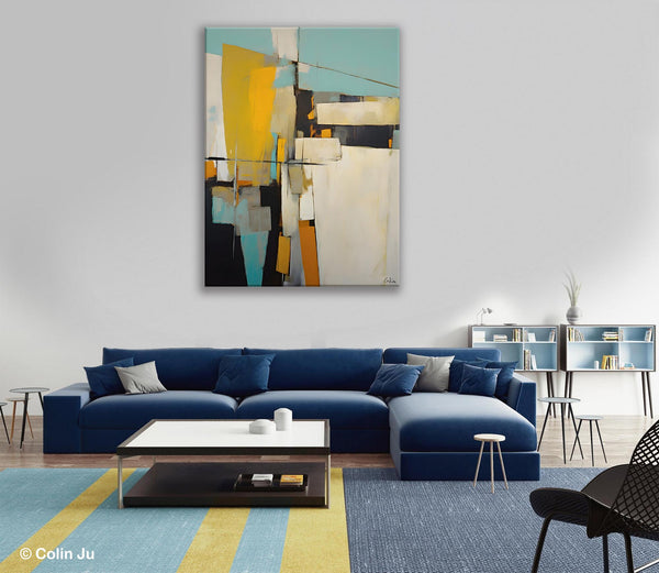 Large Paintings for Living Room, Hand Painted Acrylic Painting, Bedroom Wall Art Paintings, Original Modern Contemporary Art, Abstract Paintings for Dining Room-HomePaintingDecor