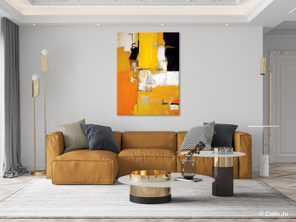 Oversized Canvas Wall Art Paintings, Contemporary Acrylic Painting on Canvas, Original Modern Artwork, Large Abstract Painting for Bedroom-HomePaintingDecor