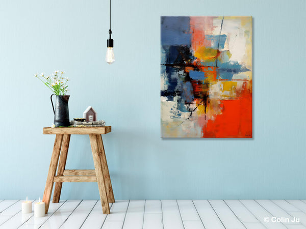 Simple Painting Ideas for Living Room, Acrylic Painting on Canvas, Original Hand Painted Art, Buy Paintings Online, Oversized Canvas Paintings-HomePaintingDecor