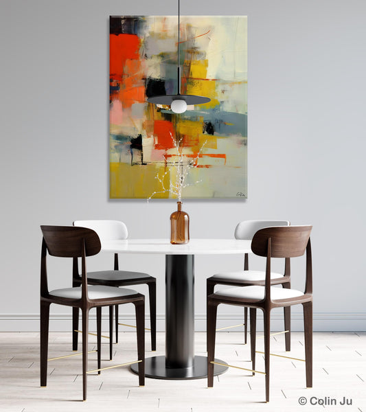 Bedroom Wall Art Ideas, Abstract Canvas Painting, Acrylic Canvas Paintings for Dining Room, Simple Wall Art Ideas, Original Contemporary Paintings-HomePaintingDecor