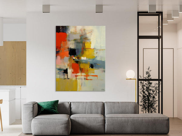 Bedroom Wall Art Ideas, Abstract Canvas Painting, Acrylic Canvas Paintings for Dining Room, Simple Wall Art Ideas, Original Contemporary Paintings-HomePaintingDecor