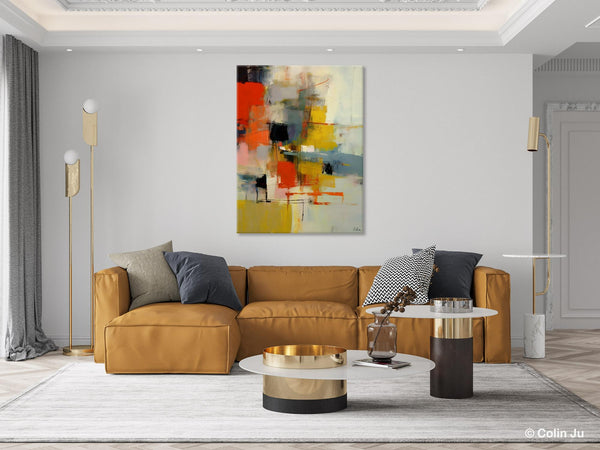 Bedroom Wall Art Ideas, Abstract Canvas Painting, Acrylic Canvas Paintings for Dining Room, Simple Wall Art Ideas, Original Contemporary Paintings-HomePaintingDecor