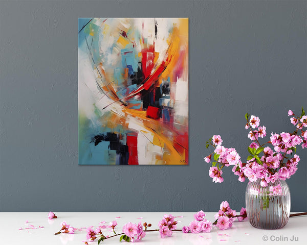 Simple Modern Art, Extra Large Wall Art Paintings, Original Abstract Painting, Acrylic Painting on Canvas, Large Paintings for Living Room-HomePaintingDecor