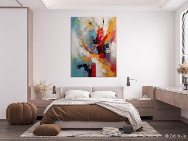 Simple Modern Art, Extra Large Wall Art Paintings, Original Abstract Painting, Acrylic Painting on Canvas, Large Paintings for Living Room-HomePaintingDecor