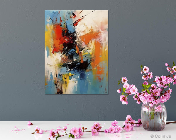 Hand Painted Acrylic Painting, Modern Contemporary Artwork, Original Wall Art Painting for Living Room, Acrylic Paintings for Dining Room-HomePaintingDecor