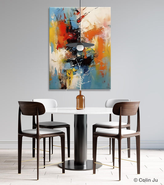 Hand Painted Acrylic Painting, Modern Contemporary Artwork, Original Wall Art Painting for Living Room, Acrylic Paintings for Dining Room-HomePaintingDecor