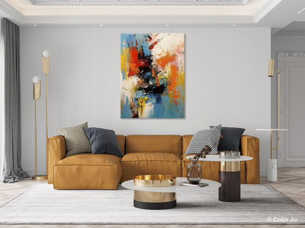 Hand Painted Acrylic Painting, Modern Contemporary Artwork, Original Wall Art Painting for Living Room, Acrylic Paintings for Dining Room-HomePaintingDecor