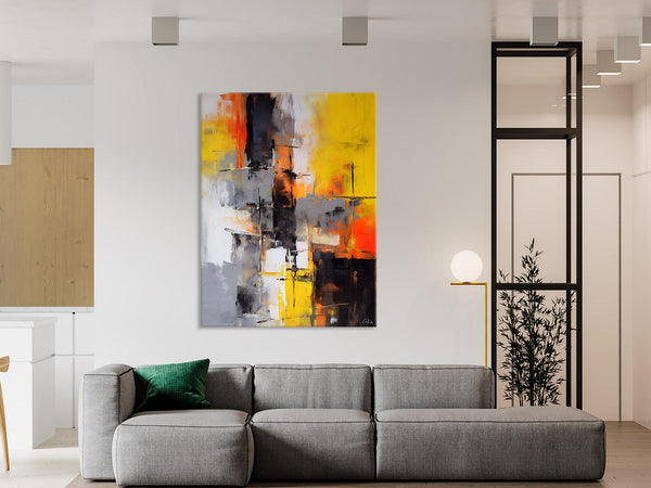 Living Room Wall Art Ideas, Modern Wall Art Paintings, Buy Abstract Paintings Online, Original Abstract Canvas Painting, Hand Painted Canvas Art-HomePaintingDecor
