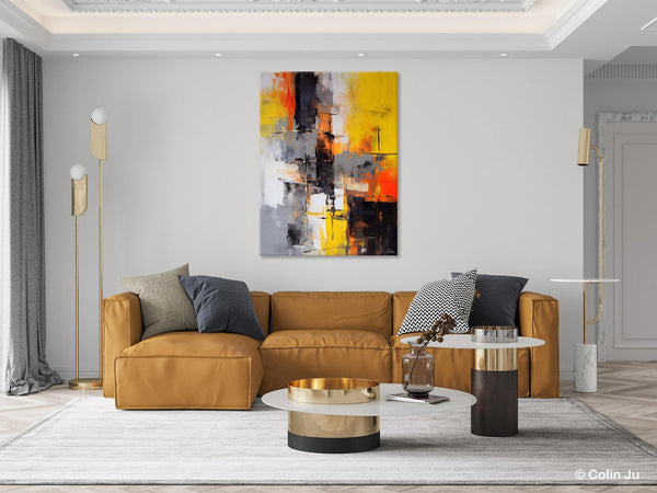Living Room Wall Art Ideas, Modern Wall Art Paintings, Buy Abstract Paintings Online, Original Abstract Canvas Painting, Hand Painted Canvas Art-HomePaintingDecor