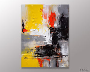 Original Abstract Art, Contemporary Acrylic Painting, Hand Painted Canvas Art, Modern Wall Art Ideas for Dining Room, Large Canvas Paintings-HomePaintingDecor