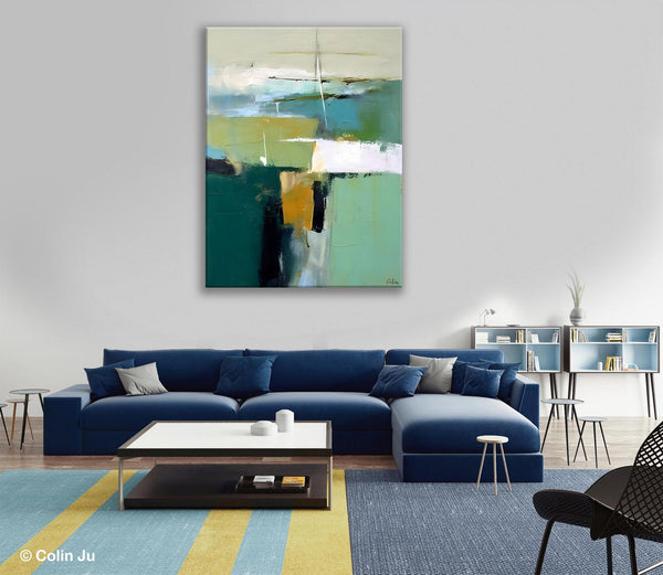 Extra Large Canvas Painting for Bedroom, Abstract Painting on Canvas, Contemporary Acrylic Paintings, Original Abstract Wall Art for Sale-HomePaintingDecor
