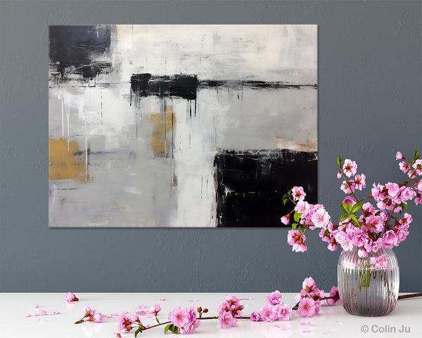 Contemporary Acrylic Paintings, Extra Large Painting on Canvas, Large Original Abstract Wall Art, Large Canvas Paintings for Bedroom-HomePaintingDecor