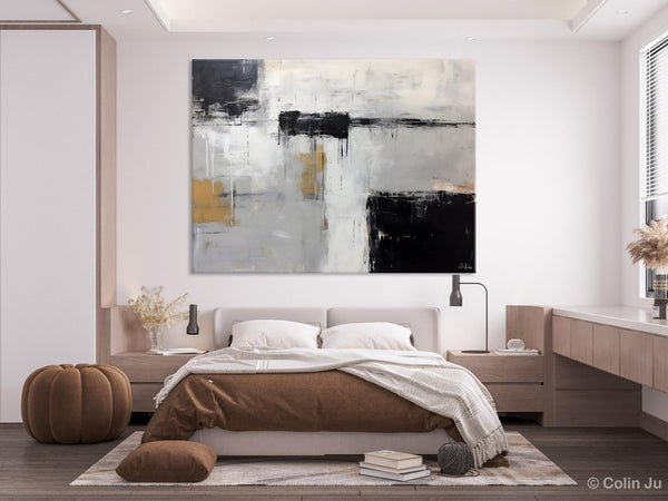 Contemporary Acrylic Paintings, Extra Large Painting on Canvas, Large Original Abstract Wall Art, Large Canvas Paintings for Bedroom-HomePaintingDecor