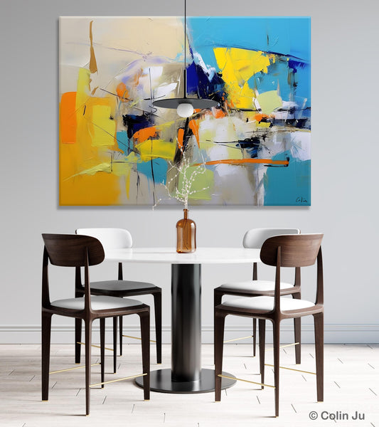 Simple Modern Abstract Art, Hand Painted Canvas Art, Original Wall Art Paintings, Modern Paintings for Living Room, Buy Paintings Online-HomePaintingDecor