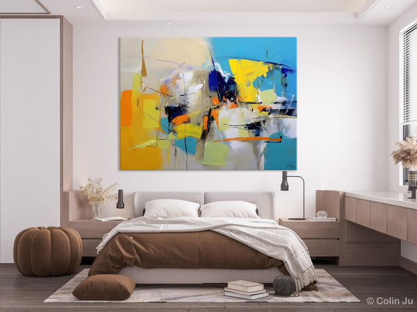 Simple Modern Abstract Art, Hand Painted Canvas Art, Original Wall Art Paintings, Modern Paintings for Living Room, Buy Paintings Online-HomePaintingDecor