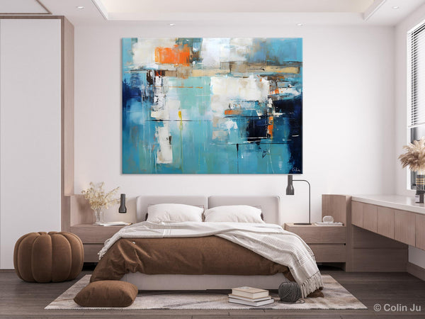 Original Modern Wall Paintings, Contemporary Canvas Art, Heavy Texture Canavas Art, Abstract Painting for Bedroom, Modern Acrylic Artwork-HomePaintingDecor