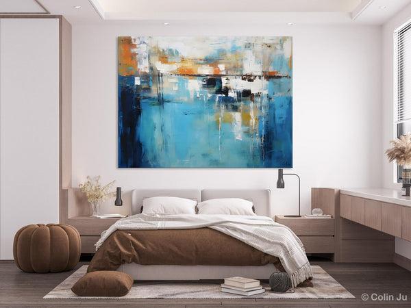 Contemporary Canvas Art, Heavy Texture Canavas Art, Original Modern Wall Paintings, Abstract Painting for Bedroom, Modern Acrylic Artwork-HomePaintingDecor