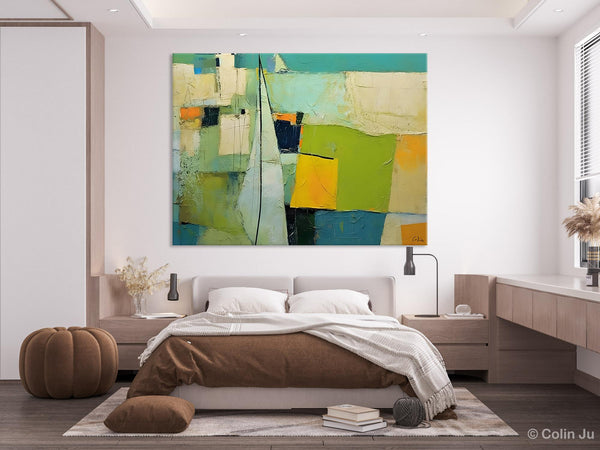 Bedroom Abstract Paintings, Original Abstract Art for Dining Room, Palette Knife Paintings, Large Acrylic Painting on Canvas, Hand Painted Canvas Art-HomePaintingDecor