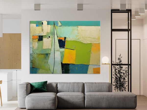 Bedroom Abstract Paintings, Original Abstract Art for Dining Room, Palette Knife Paintings, Large Acrylic Painting on Canvas, Hand Painted Canvas Art-HomePaintingDecor