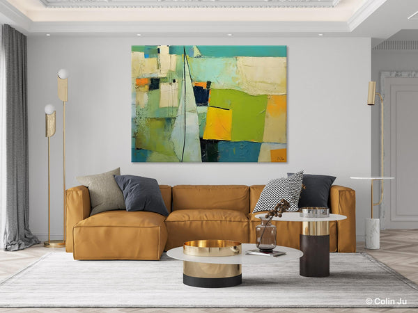 Bedroom Abstract Paintings, Original Abstract Art for Dining Room, Palette Knife Paintings, Large Acrylic Painting on Canvas, Hand Painted Canvas Art-HomePaintingDecor