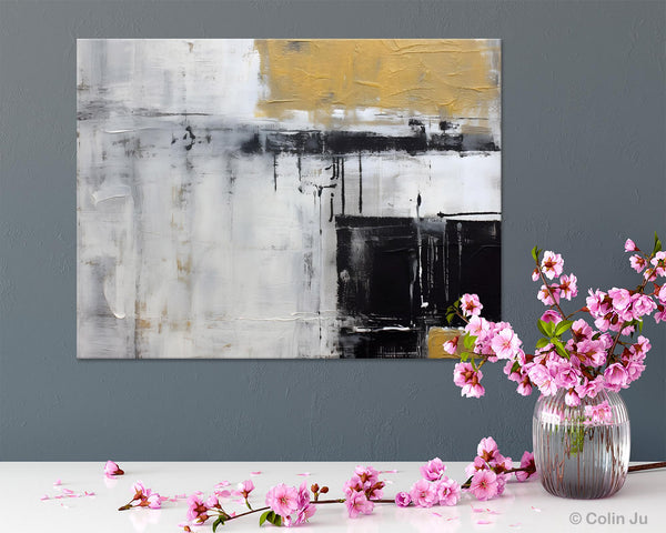 Oversized Paintings on Canvas, Large Original Abstract Wall Art, Simple Modern Art, Contemporary Acrylic Paintings, Large Canvas Paintings for Bedroom-HomePaintingDecor