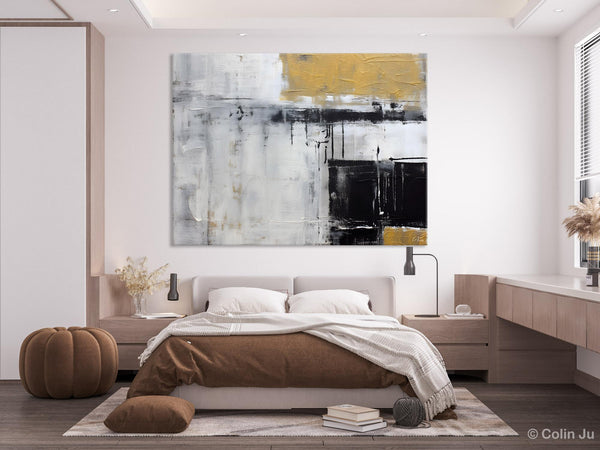 Oversized Paintings on Canvas, Large Original Abstract Wall Art, Simple Modern Art, Contemporary Acrylic Paintings, Large Canvas Paintings for Bedroom-HomePaintingDecor