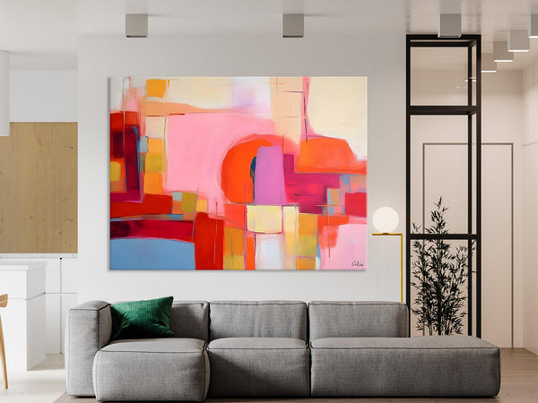 Living Room Abstract Paintings, Hand Painted Canvas Paintings, Original Modern Wall Art Paintings, Modern Acrylic Paintings on Canvas-HomePaintingDecor