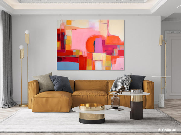 Living Room Abstract Paintings, Hand Painted Canvas Paintings, Original Modern Wall Art Paintings, Modern Acrylic Paintings on Canvas-HomePaintingDecor